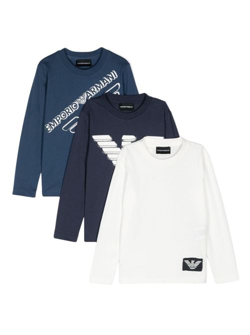 Set t-shirt bambino EMPORIO ARMANI KIDS | 6D4DJ44J54ZF950